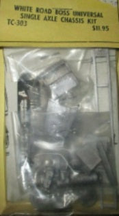 Ivers TC-303 HO White Road Boss Universal Single Axle Chassis Metal Kit