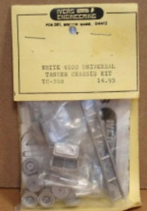 Ivers TC-308 HO White 4000Universal Tandem Chassis Metal Kit