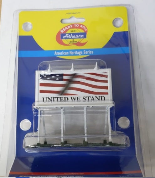 Athearn 7662 HO War Bonds American Flag United We Stand Billboard
