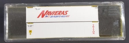 Railroad Models 605/606 N Triton & Navieras 40' Refrigerated Containers