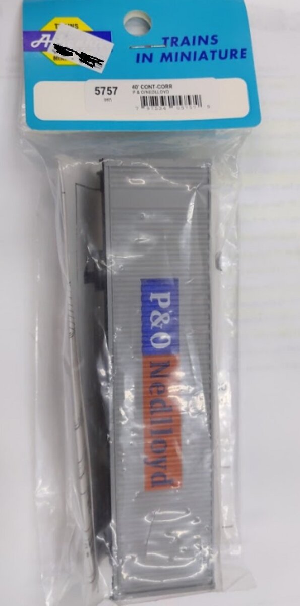 Athearn 5757 HO 40' P&O Nedlloyd Container