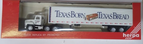 Herpa 1997 HO By Promotex Texas Born Texas Bread Truck