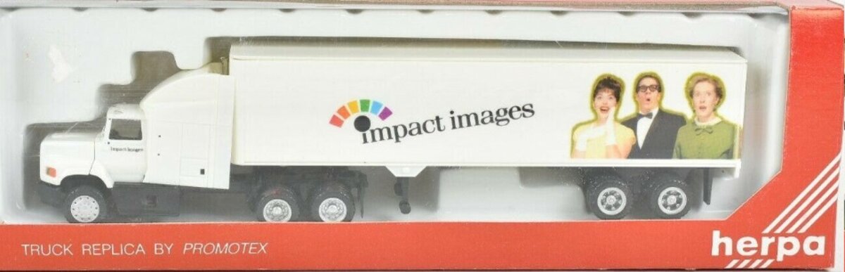 Herpa HO Impact Images Truck & Trailer