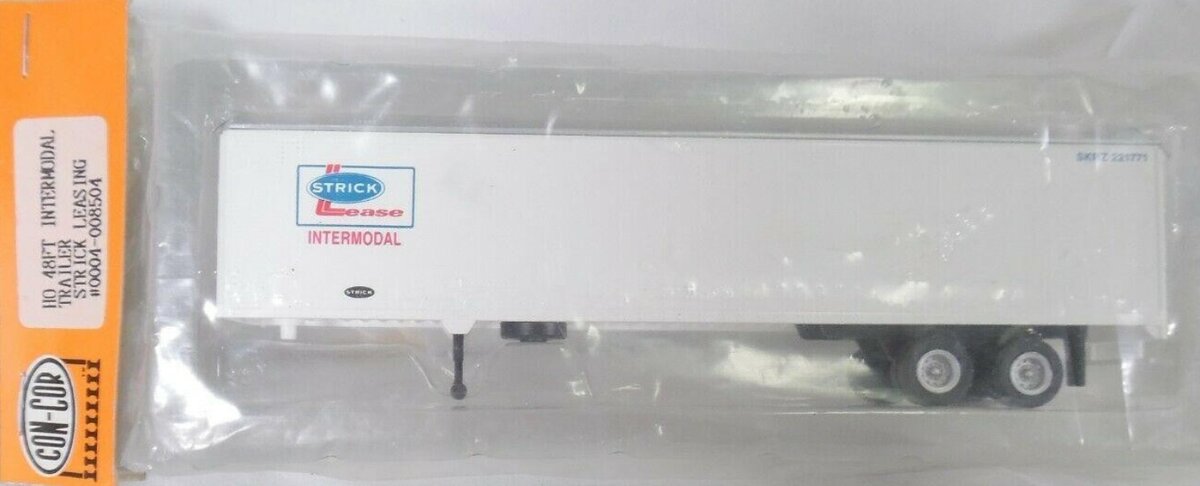 Con-Cor 0004-008504 HO Strick Lease Intermodal 48 FT Trailer