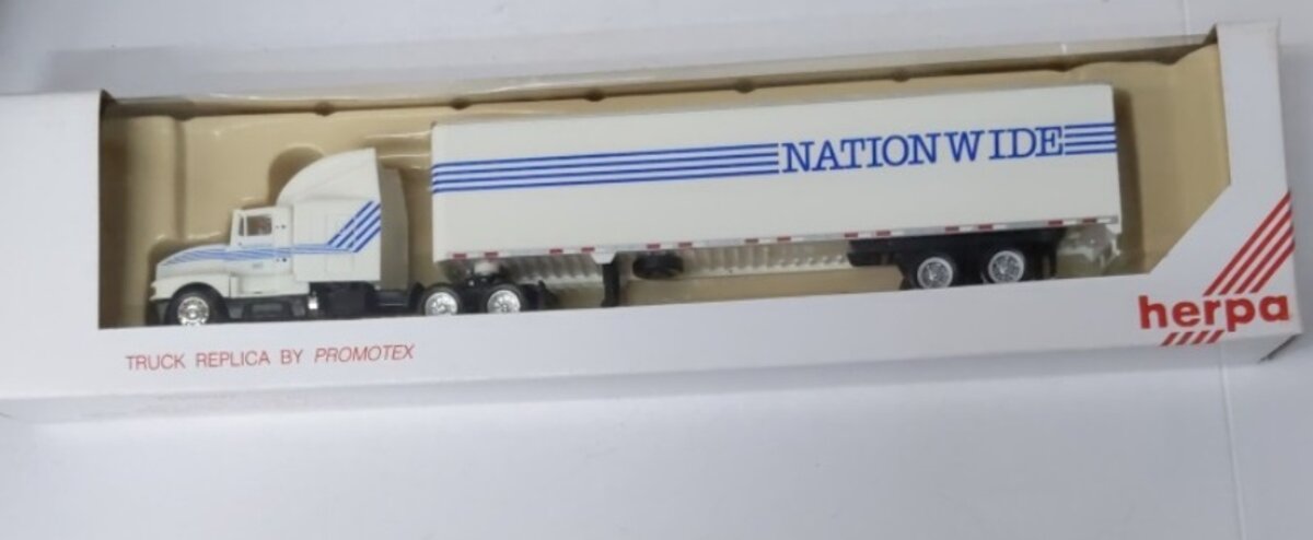 Herpa HO By Promotex Nationwide Tractor Trailer