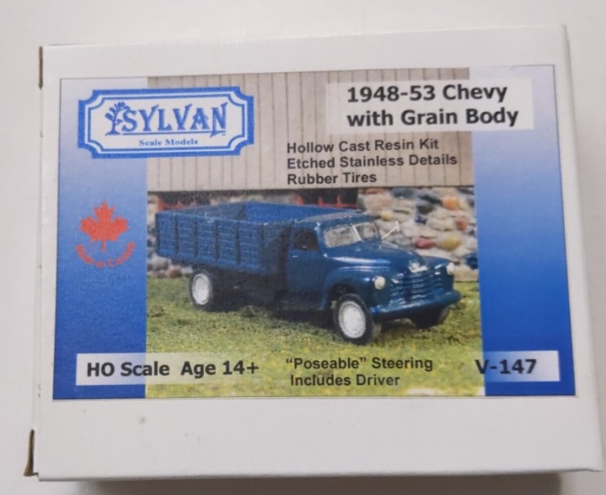 Sylvan Scale Models V-147 HO 1948-53 Chevy w/ Grain Box Kit