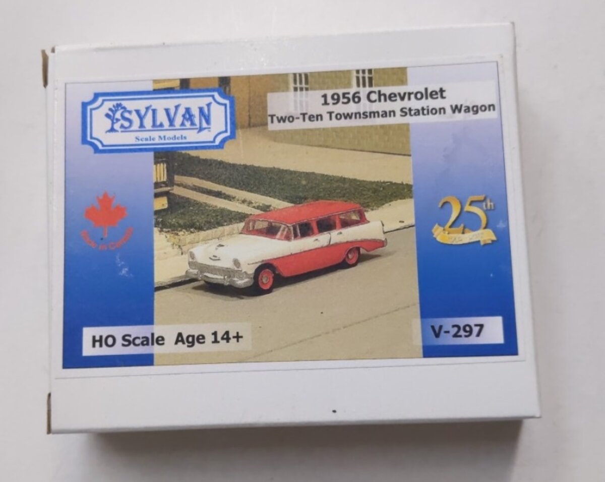 Sylvan Scale Models V-297 HO 1956 Chevy Two-Ten 4 Door Station Wagon Kit