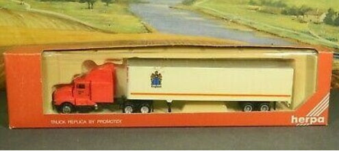 Herpa HO By Promotex England Kenworth Sleeper Cab Tractor Truck