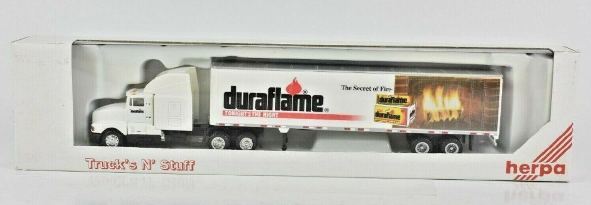 Herpa 521 HO duraflame Kenworth T600 Truck & Trailer