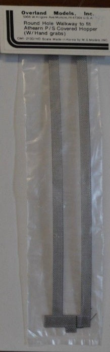 Overland OMI-2130 HO Round Hole Walkway To Fit Athearn P/S Covered Hopper