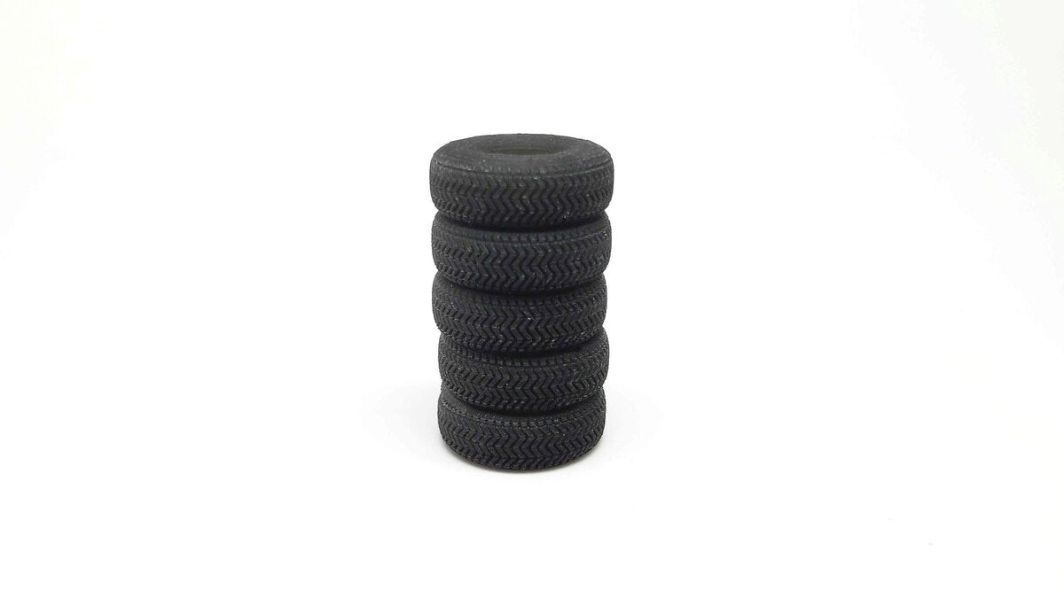 All Scale Miniatures 1600972 N Tire Stacks (Pack of 5)
