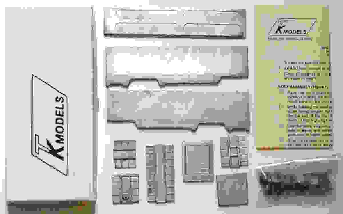 TK Models HO-9 HO Single UPS Semi-Trailer Kit