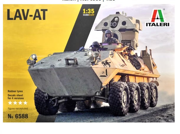 Italeri 6588 1:35 LAV-25 T.U.A. Light Armored Military Vehicle Model Kit