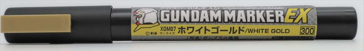 Gunze XGM07P White Gold Gundam Marker EX