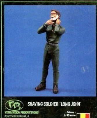Verlinden 376 1:35 Shaving Soldier Long John Silver Figure