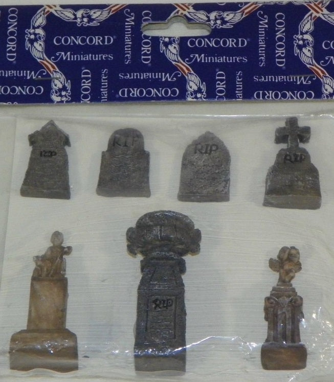 Concord Miniatures M1479 O Our Town Tombestones