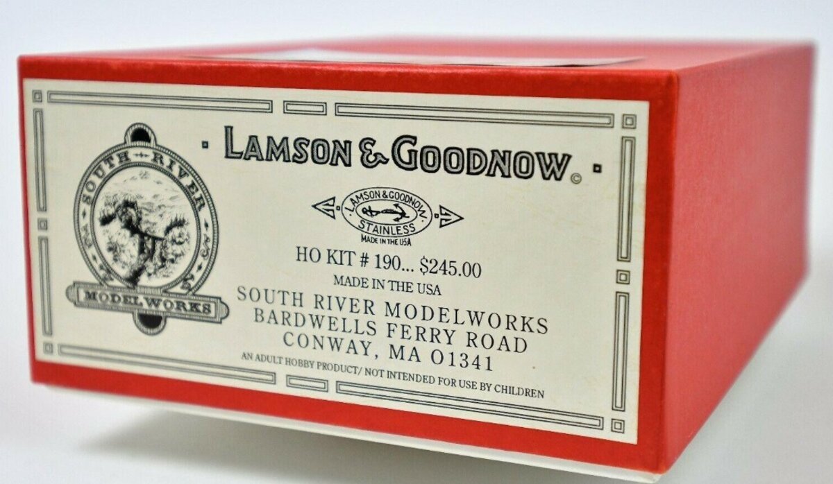 South River Model Works 190 HO Lamson & Goodnow Kit