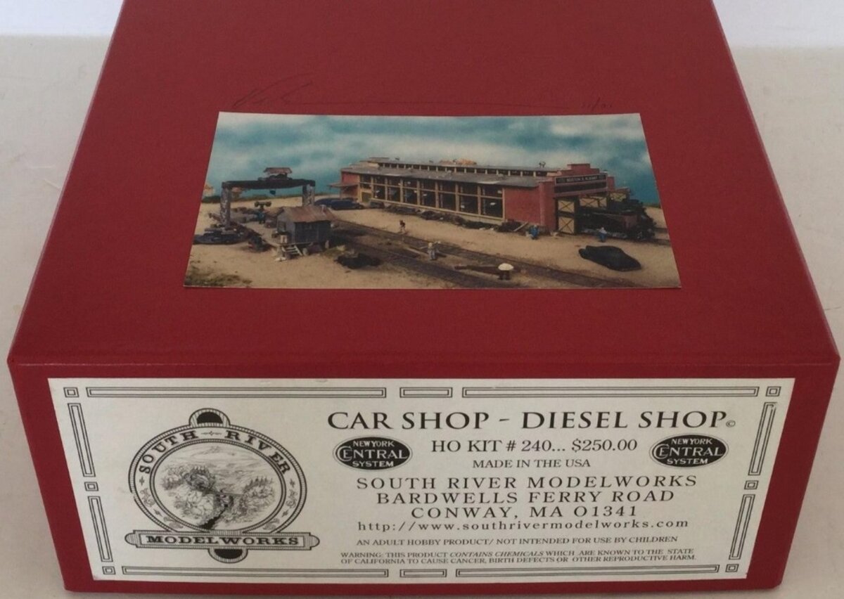 South River Model Works 240 HO Car Shop Diesel Shop Kit