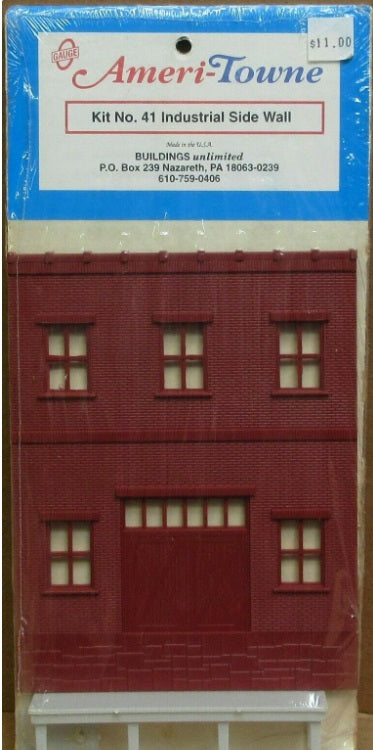 Ameri-Towne 41 O Scale Factory Side Wall Only w Dock Kit