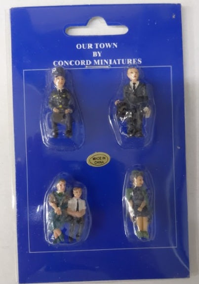 Concord Miniatures M1847 O Sitting People (Pack of 4)