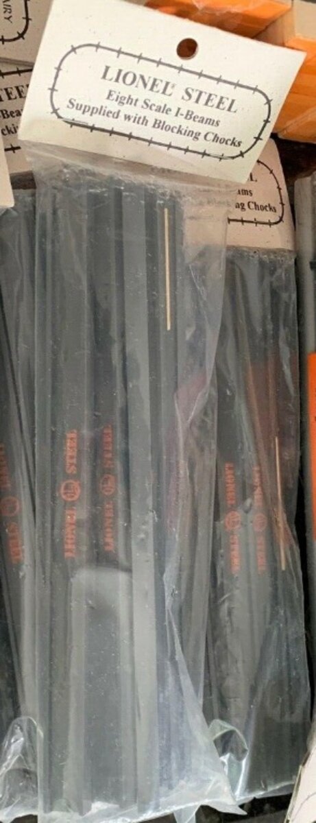Lionel HO I-Beams Supplied W/Blocking Chocks