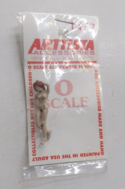 Arttista 1457 O Scale Undressed Woman Laying Down Figure