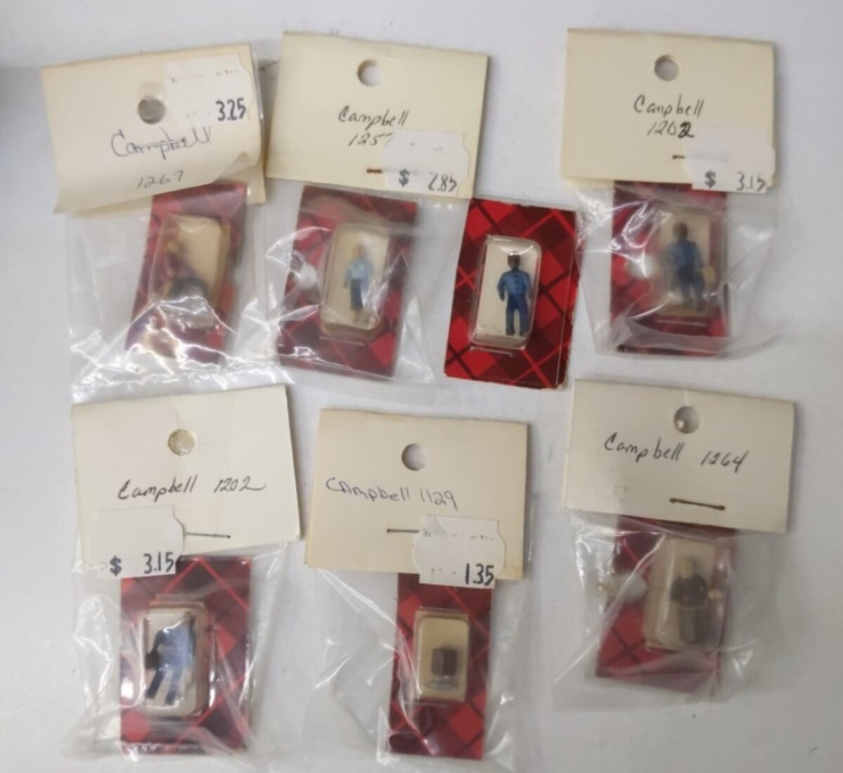 Campbell Scale and Winston L-4 Lot of 13 HO Railroad Worker, Personell Figure
