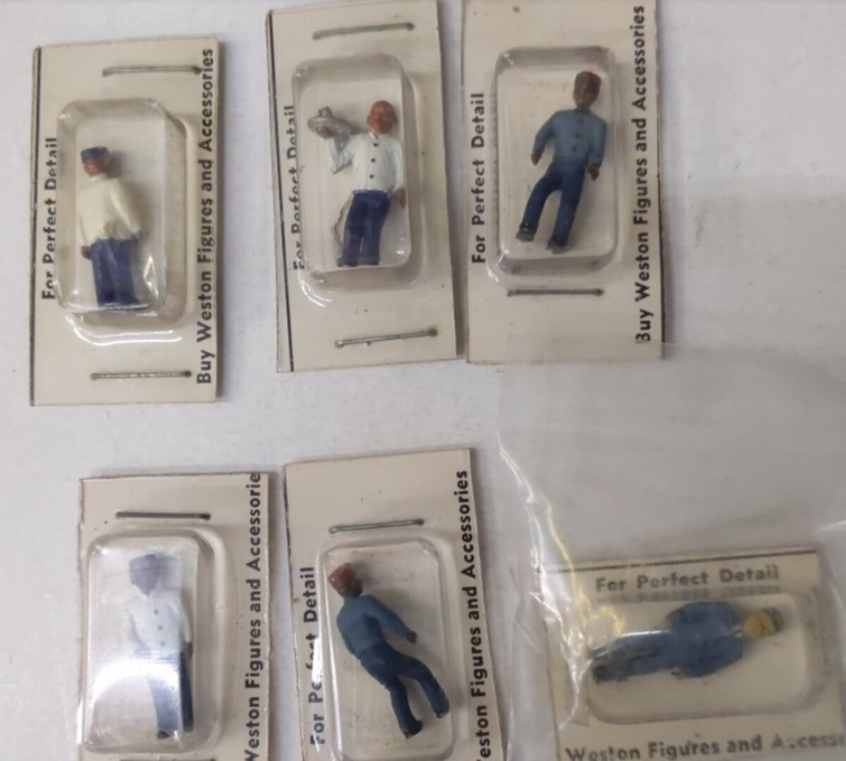 Campbell Scale and Winston L-4 Lot of 13 HO Railroad Worker, Personell Figure