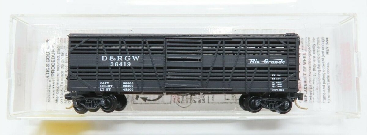 Micro-Trains 03500090 N Denver & Rio Grande Western 40' Despatch Stockcar #36419
