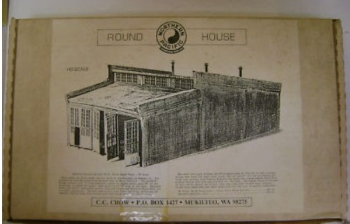 Northern Pacific HO NP 90 Ft. Standard Plan Brick Round House