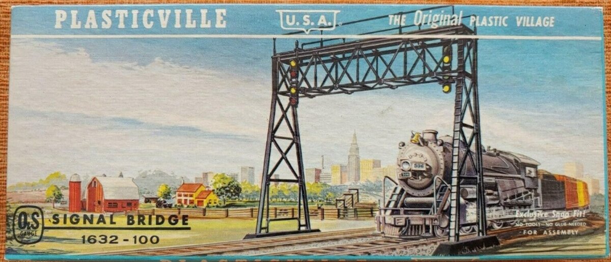 Plasticville 1632-100 O/S Signal Bridge Plastic Kit
