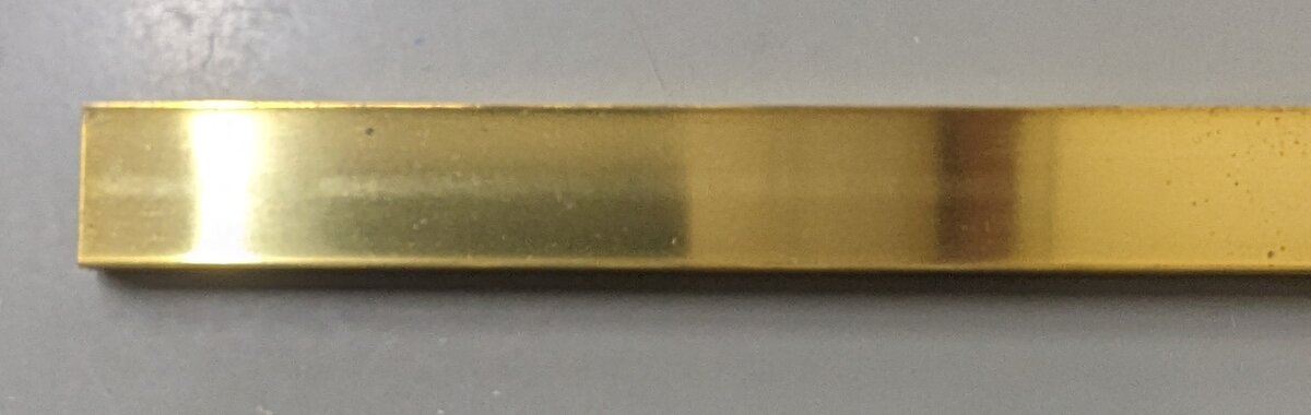 K&S 236 Brass Strip .025x1/2"x12