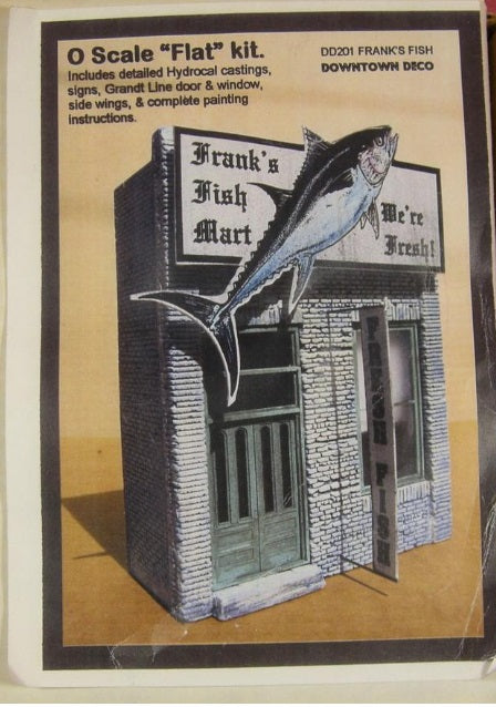 Downtown Deco O Frank's Fish Mart Flat Kit