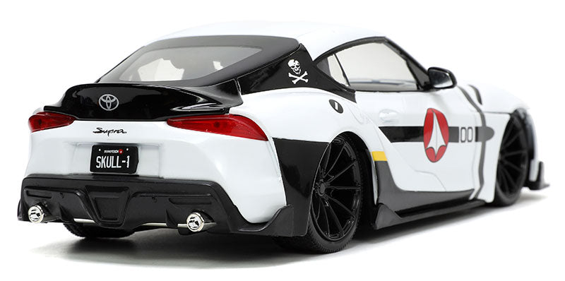 Jada Toys 33682 1:24 Robotech 2020 Toyota Supra with Roy Focker
