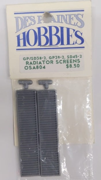 Des Plaines Hobbies OSA804 S GP/SD38-2 GP39-2 SD45-2 Radiator Screens