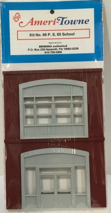 Ameri-Towne 66 O P. S. 65 School Front Only Building