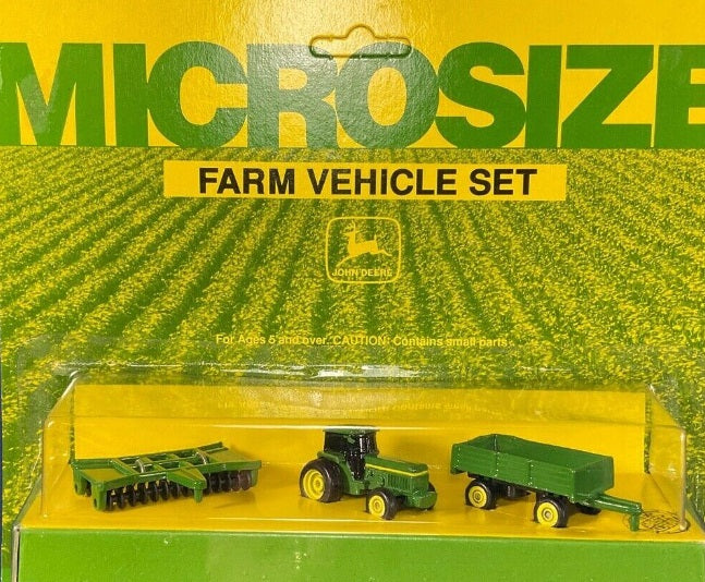 Ertl 5572 HO John Deere Farm Vehicle Set Microsize (Set of 3)
