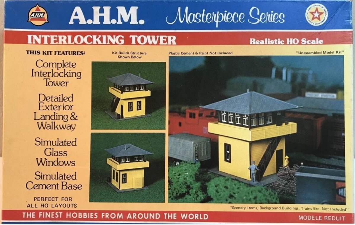AHM 5737 HO Scale Masterpiece Series Interlocking Tower Kit