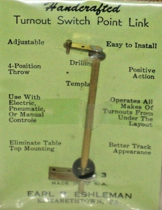 Handcraft Turnout Switch Point Link Size No. 3