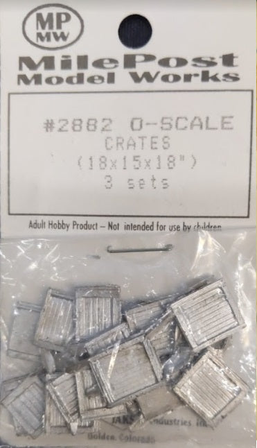 Mile Post Model Works 2882 O Crates 18 x 15 x 18