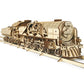 UGears 12087 V-Express Steam Train with Tender 3D Wooden Model Kit