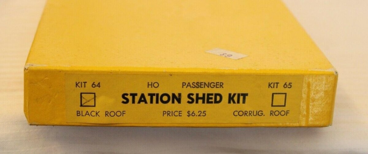 Suydam 64 HO Passenger Station Shed Corrugated Roof Kit