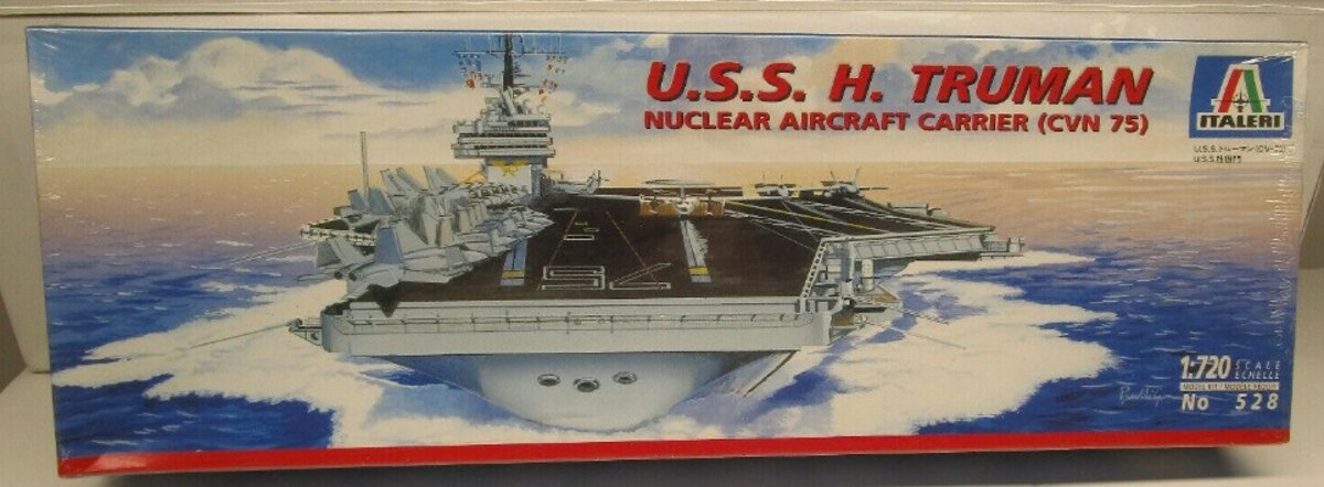 Italeri 528 HO U.S.S. H. Truman Nuclear Aircraft Carrier Model Kit