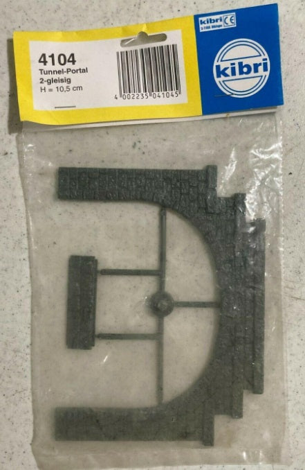 Kibri 4104 HO Tunnel Portal Plastic Kit