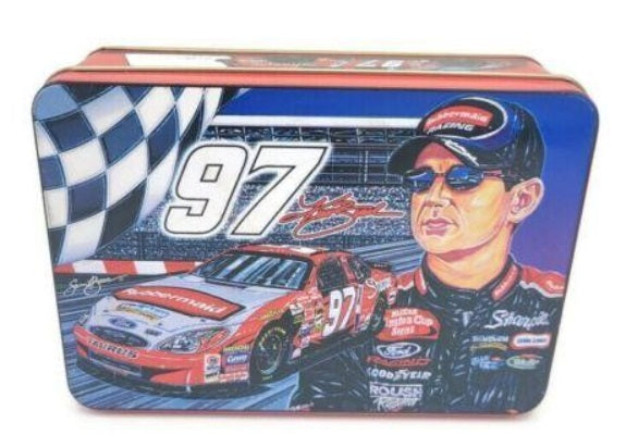 Sam Bass Collectors Kurt Busch #97 Cup Rubbermaid 4" x 6" Metal Box