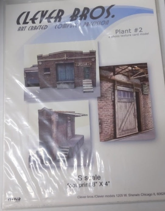 Clever Bros HO #2 Plant Photo Textured Model Kit