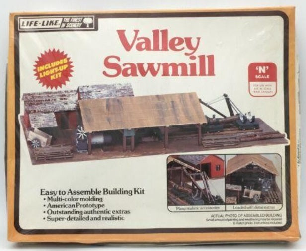 Life Like 7474 N Valley Sawmill Building Kit