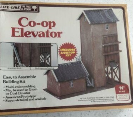 Life Like 7471 N Co-Op Elevator Building Kit