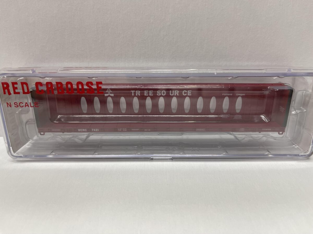 Red Caboose 16625-5 N Tree Source Centerbeam Car #7421 No Wheels No Couplers