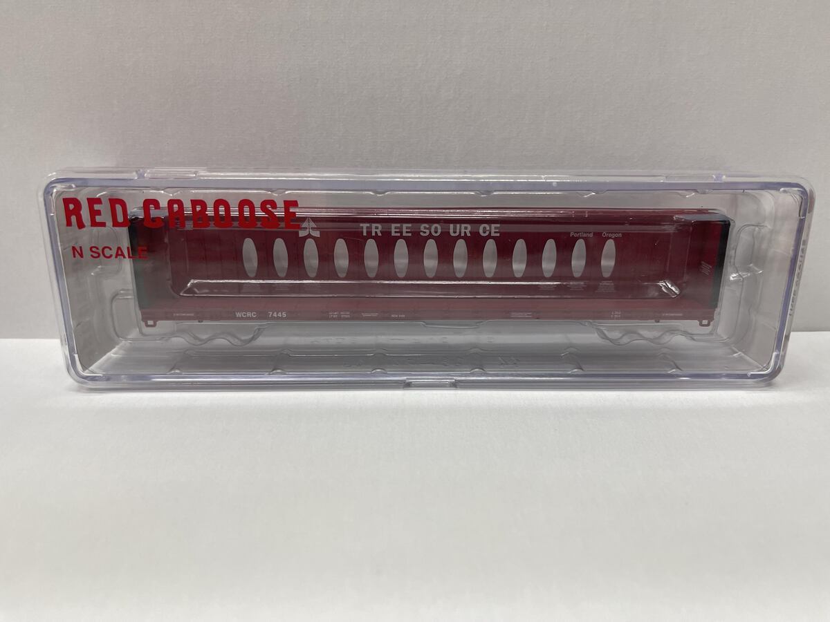 Red Caboose 16625-11 N Tree Source Centerbeam Car #7445 No Wheels No Couplers